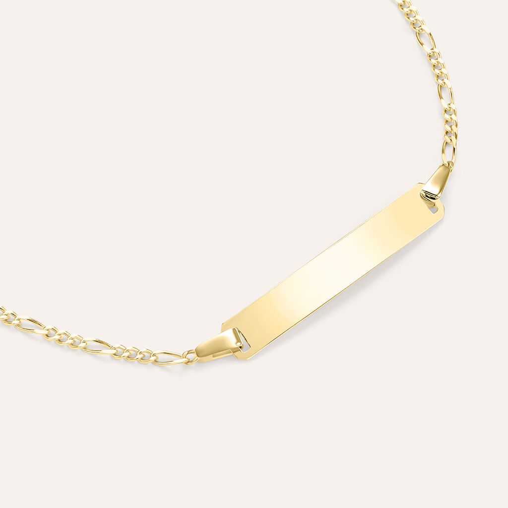 Bracciale Con Targhetta Religious Gold Oro Giallo - Bracciali Bambino | Stroili