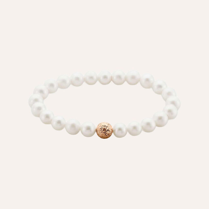Bracciale Gabrielle Oro Rosa Perla D'Acqua Dolce - Bracciali Donna | Stroili