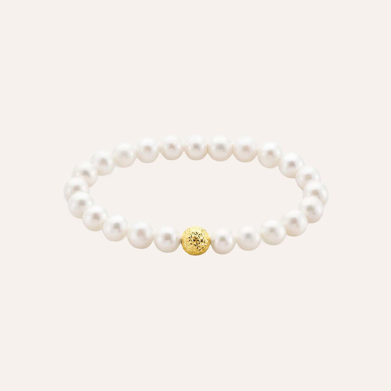 Bracciale Gabrielle Oro Giallo Perla D'Acqua Dolce - Bracciali Donna | Stroili