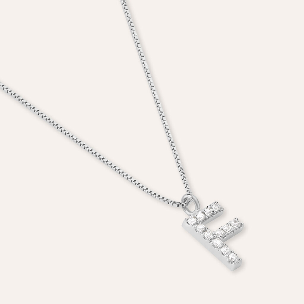 Collana Silver Moments Argento Rodiato Cubic Zirconia