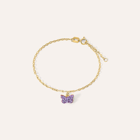 Bracciale Mon Petit Oro Giallo Cristallo - Bracciali Bambino | Stroili