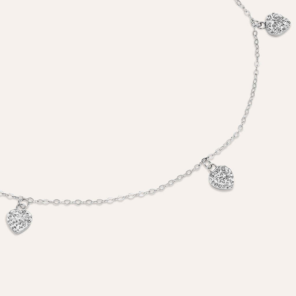 Bracciale Christelle Oro Bianco Cristallo