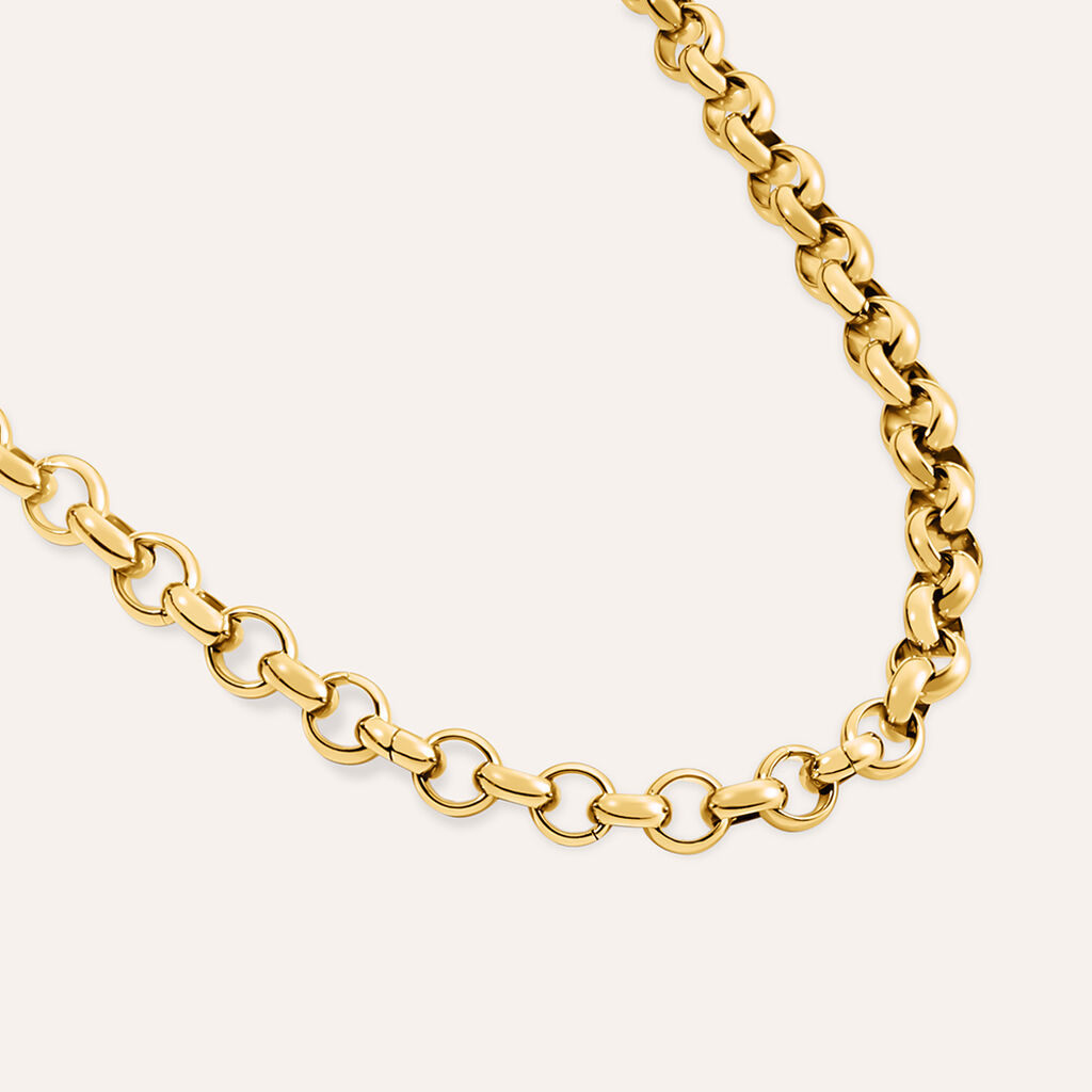 Collana Radiance Acciaio Dorato