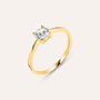 Anello Solitario Claire Oro Giallo Cubic Zirconia