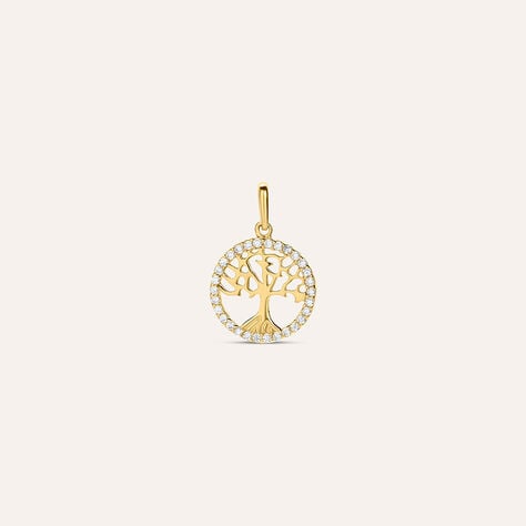Pendente Poème Oro Giallo Cubic Zirconia - Ciondoli Donna | Stroili