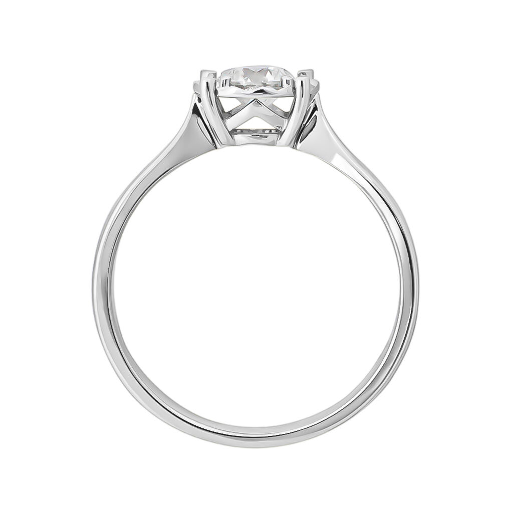 Anello Solitario Diamotion Oro Bianco Diamante