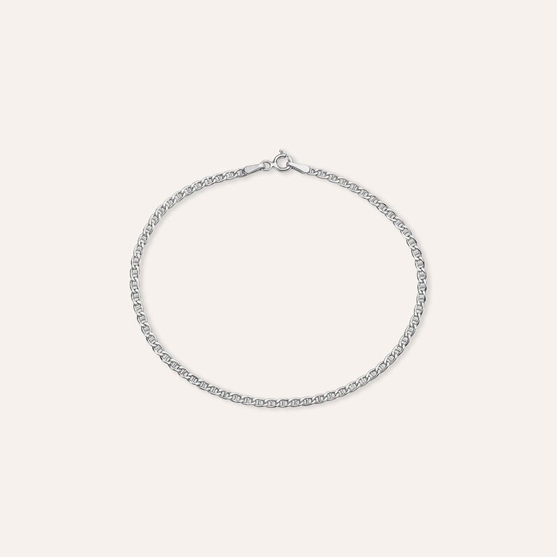 Bracciale Catena L'homme Or Oro Bianco - Bracciali Uomo | Stroili