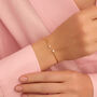 Bangle Doppio Punto Luce Diamade Glam Oro Giallo Diamante Lab-Grown