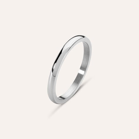 Anello Fedina Moonlight Acciaio - Anelli con Incisione Donna | Stroili