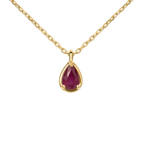 Collana Punto Luce Charlotte Oro Giallo Rubino - Collane Punto Luce Donna | Stroili