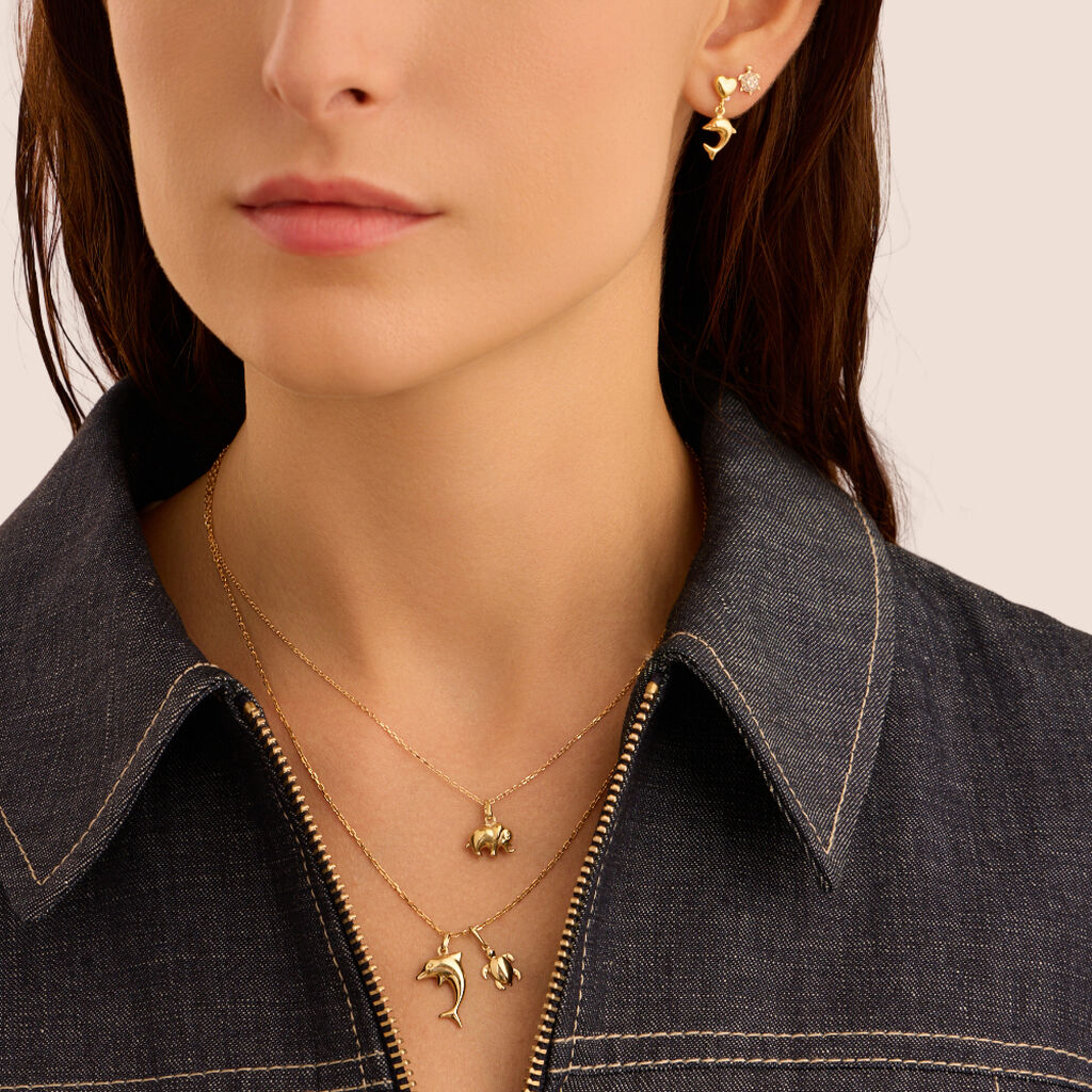 Pendente Poème Oro Giallo