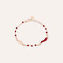 Bracciale Rosario Silver Collection Argento Rosa Cristallo