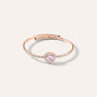 Bangle Romantic Shine Metallo Rosa Cristallo