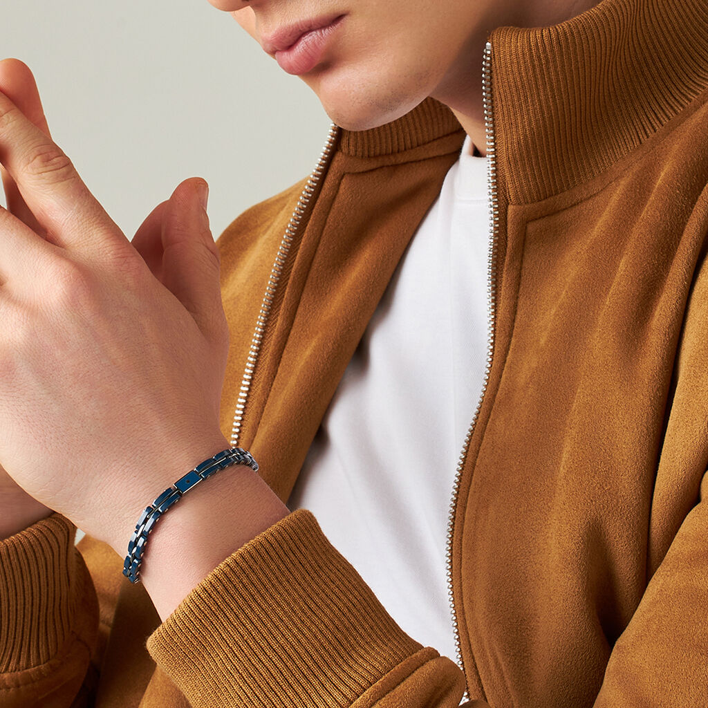 Bracciale Man Code Acciaio - Bracciali Uomo | Stroili