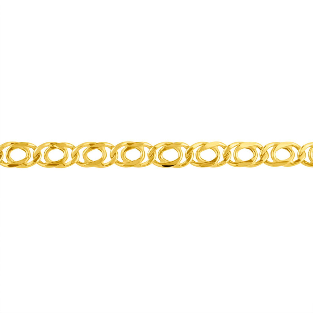 Bracciale Catena Oro Uomo Oro Giallo