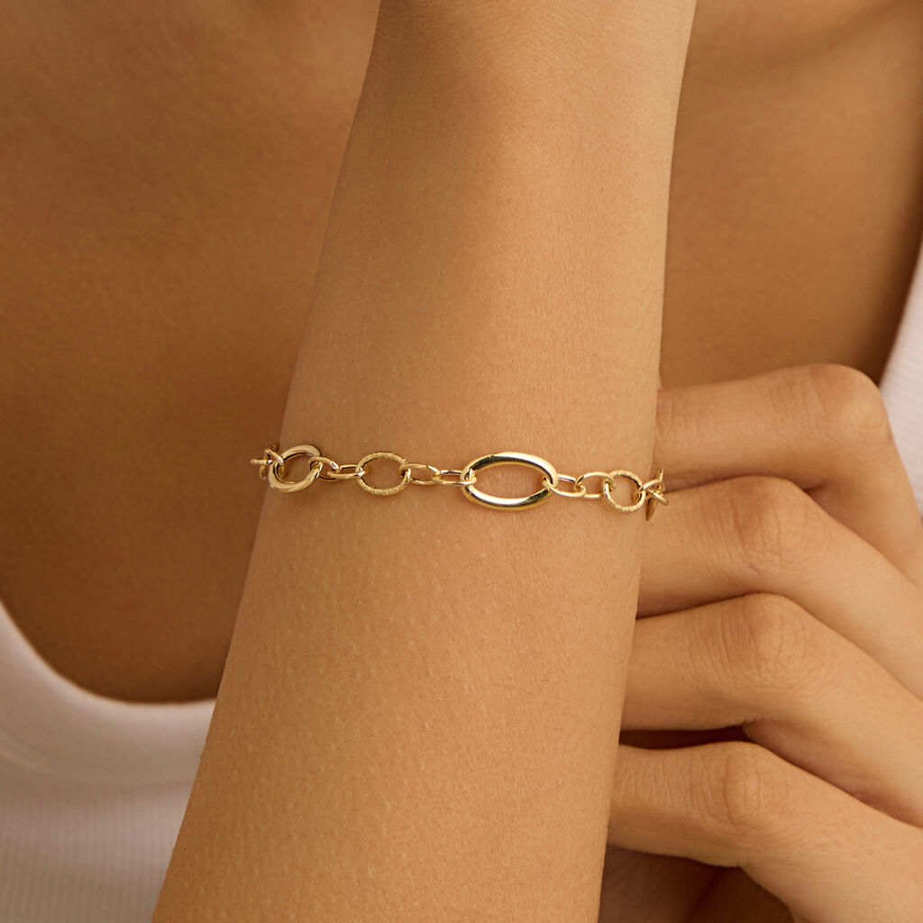 Bracciale Catena Gold Essence Oro Giallo