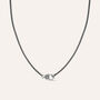 Collana Man Code Acciaio Nero