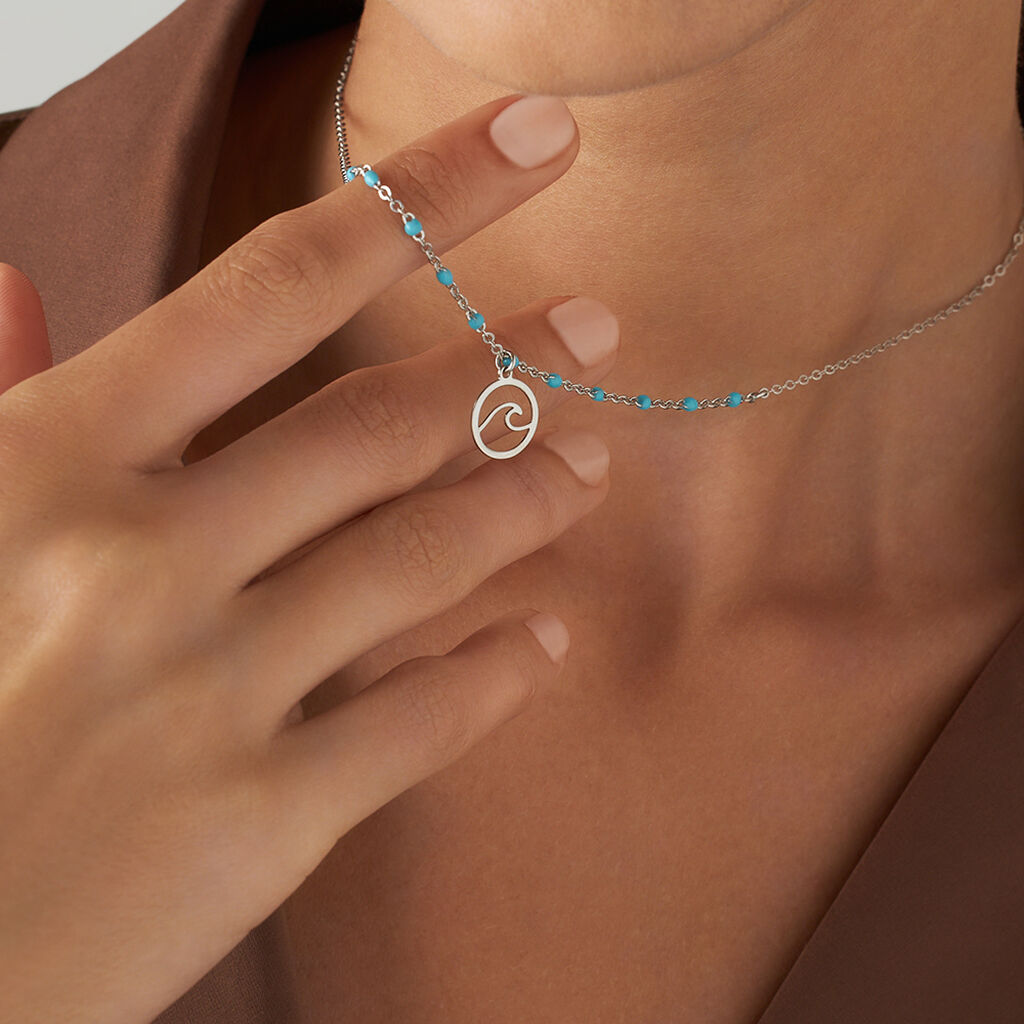 Collana Silver Collection Argento Rodiato Pietra sintetica - Collane Donna | Stroili