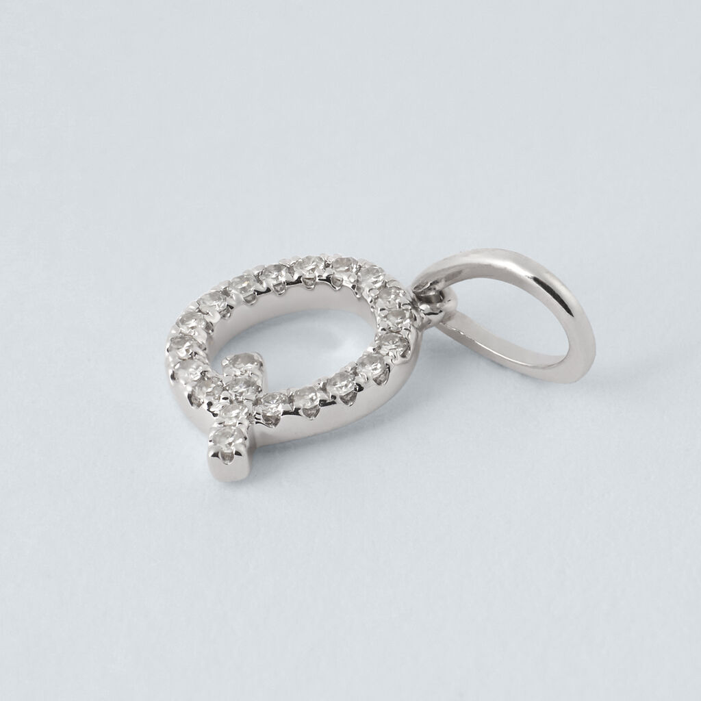 Pendente Sophia Oro Bianco Diamante - Ciondoli Donna | Stroili