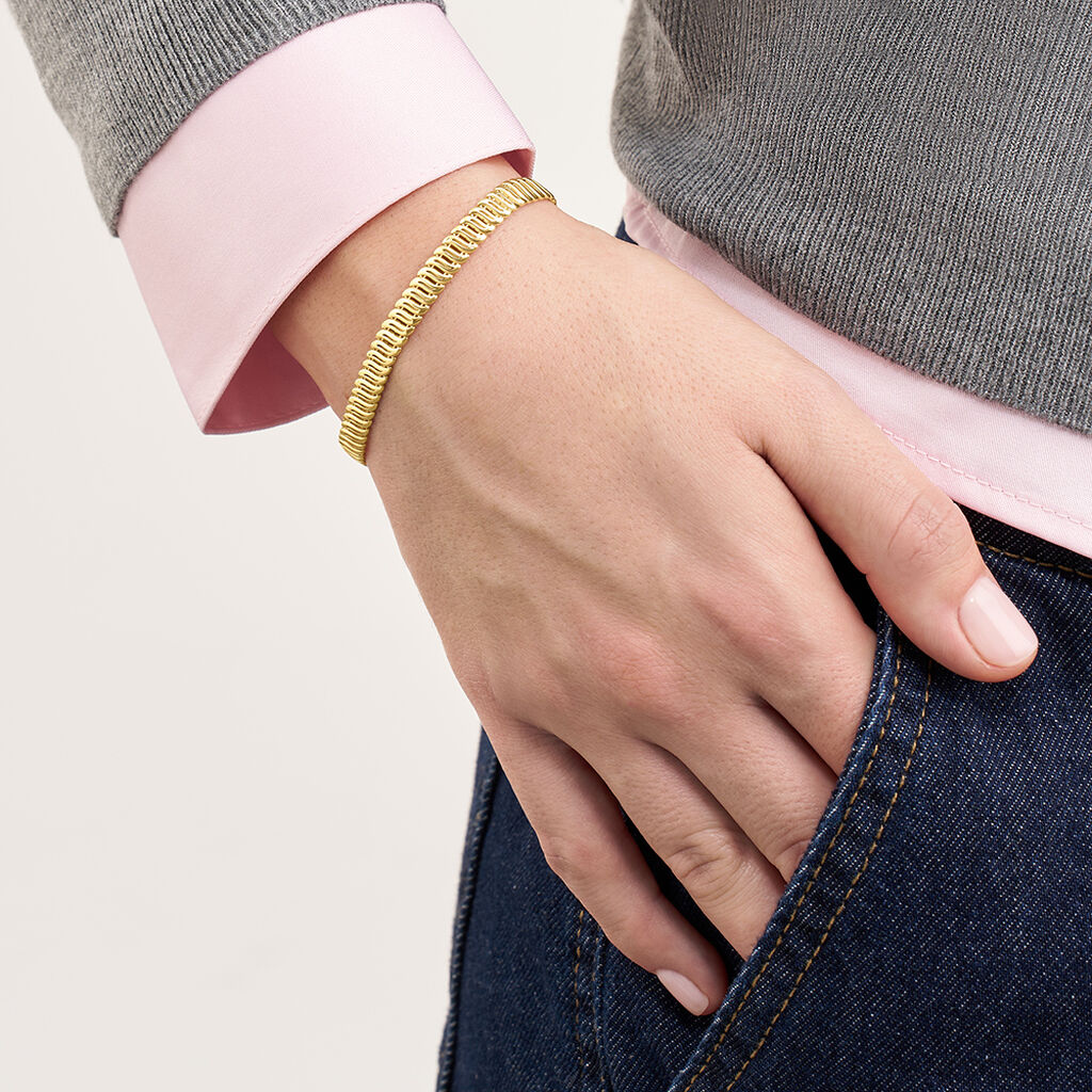 Bracciale Catena Desideria Argento Nobile Dorato