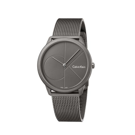 Orologio Uomo Calvin Klein Minimal quadrante grigio K3M517P4 - Orologi per Prima Comunione Uomo | Stroili