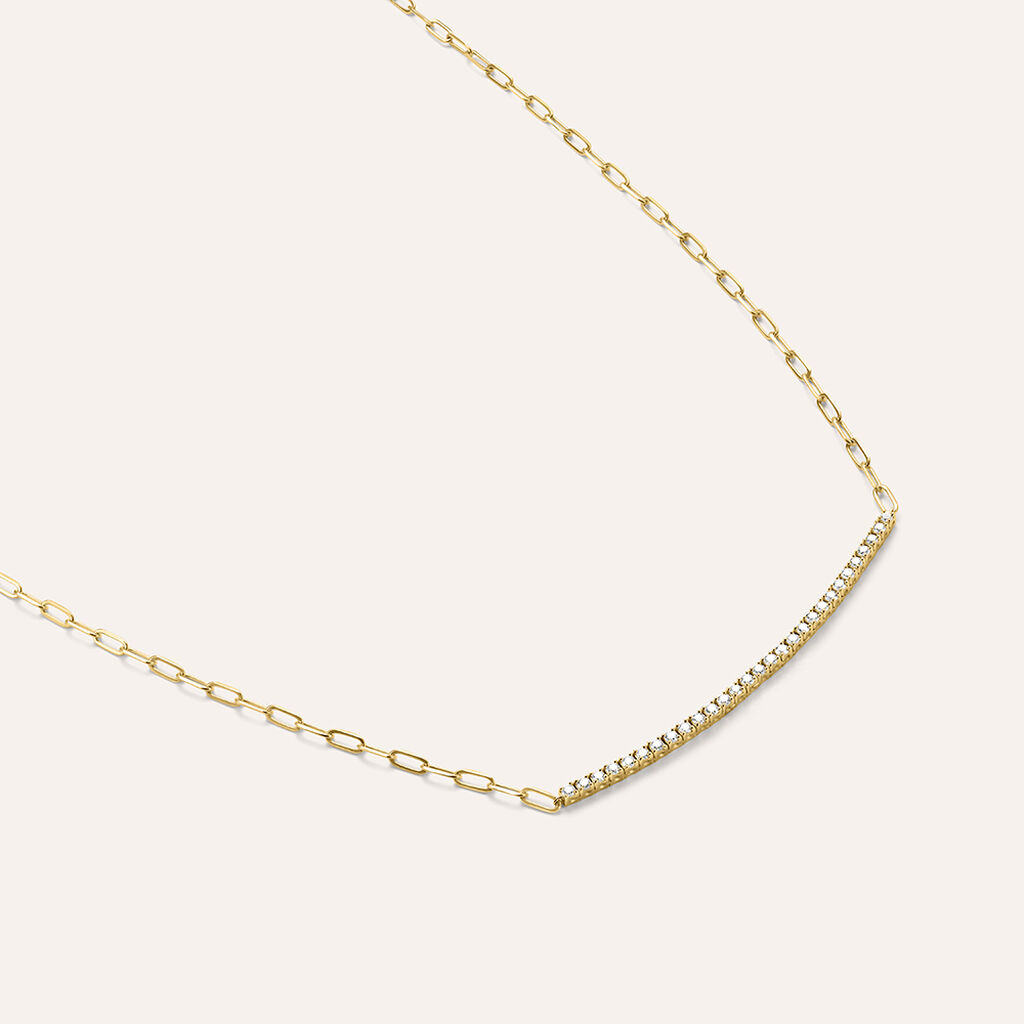 Collana Diamade Glam Oro Giallo Diamante Lab-Grown