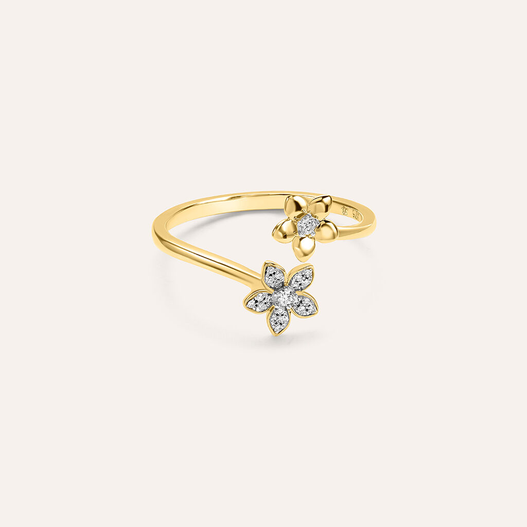 Anello Fantasia Sophia Oro Giallo Diamante - Anelli Donna | Stroili