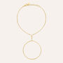 Baciamano Silver Glow Argento Dorato Cubic Zirconia