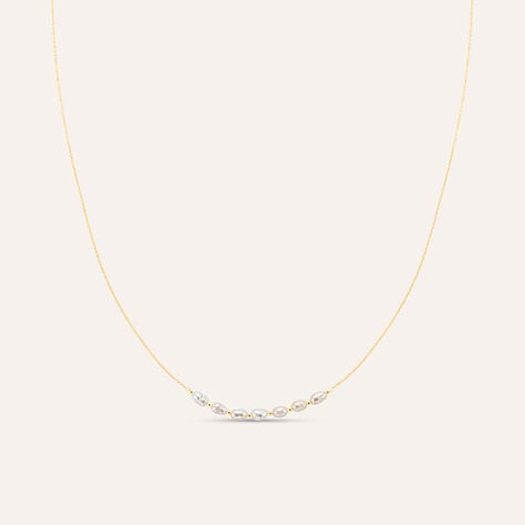 Collana Gabrielle Oro Giallo Perla D'Acqua Dolce - Collane Donna | Stroili