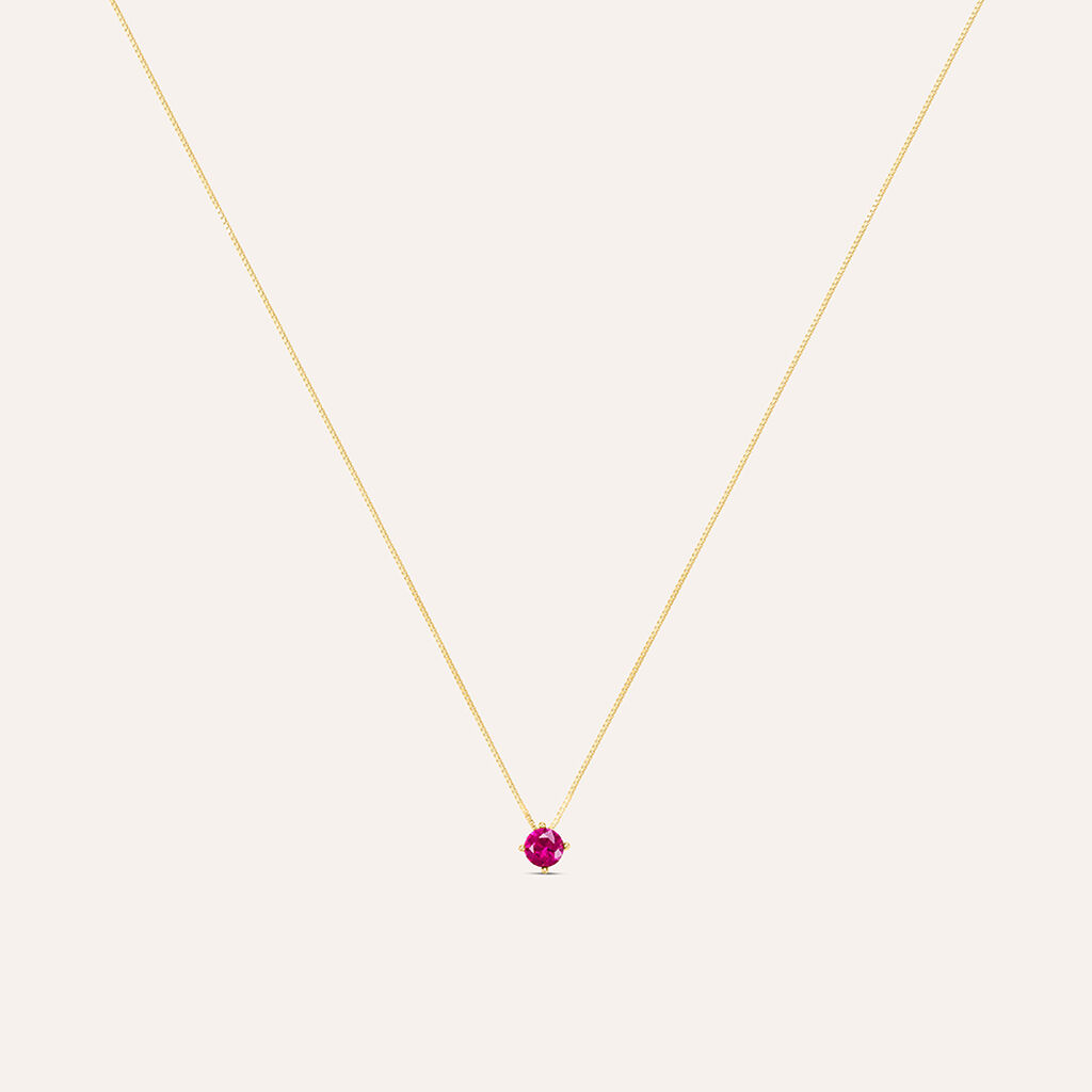 Collana Punto Luce Silver Rainbow Argento Rosa Cubic Zirconia - Collane Punto Luce Donna | Stroili