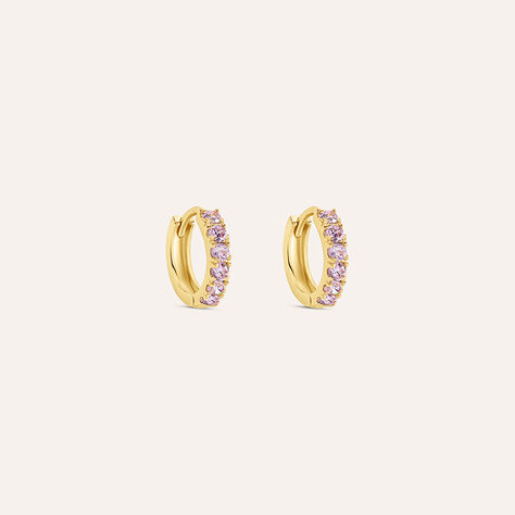 Orecchini A Cerchio Toujours Oro Giallo Cubic Zirconia - Orecchini a Cerchio Donna | Stroili