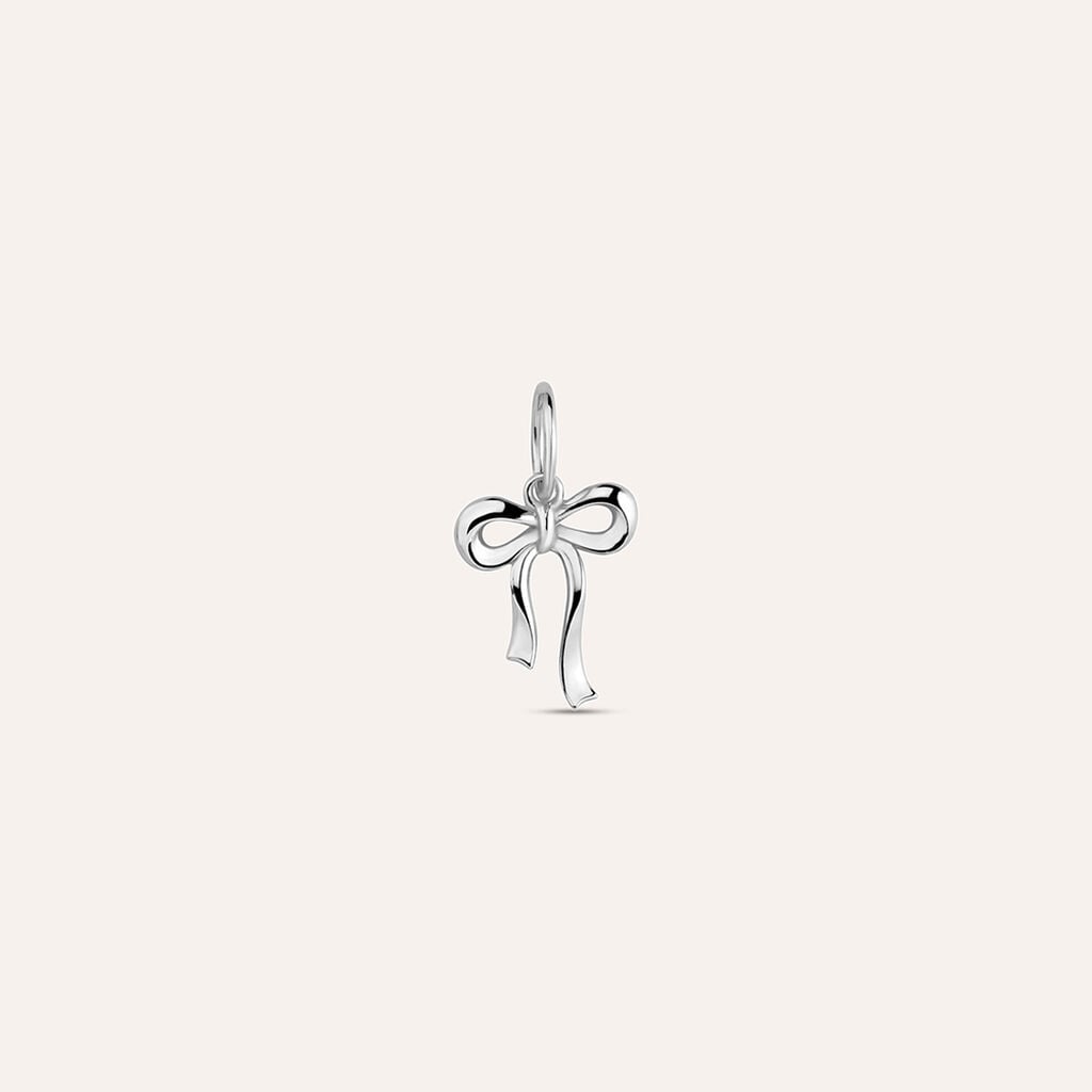 Pendente Fiocco Love Beats Argento Rodiato