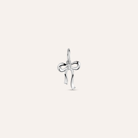 Pendente Fiocco Love Beats Argento Rodiato - Ciondoli Unisex | Stroili