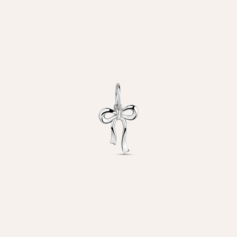 Pendente Fiocco Love Beats Argento Rodiato - Ciondoli Unisex | Stroili