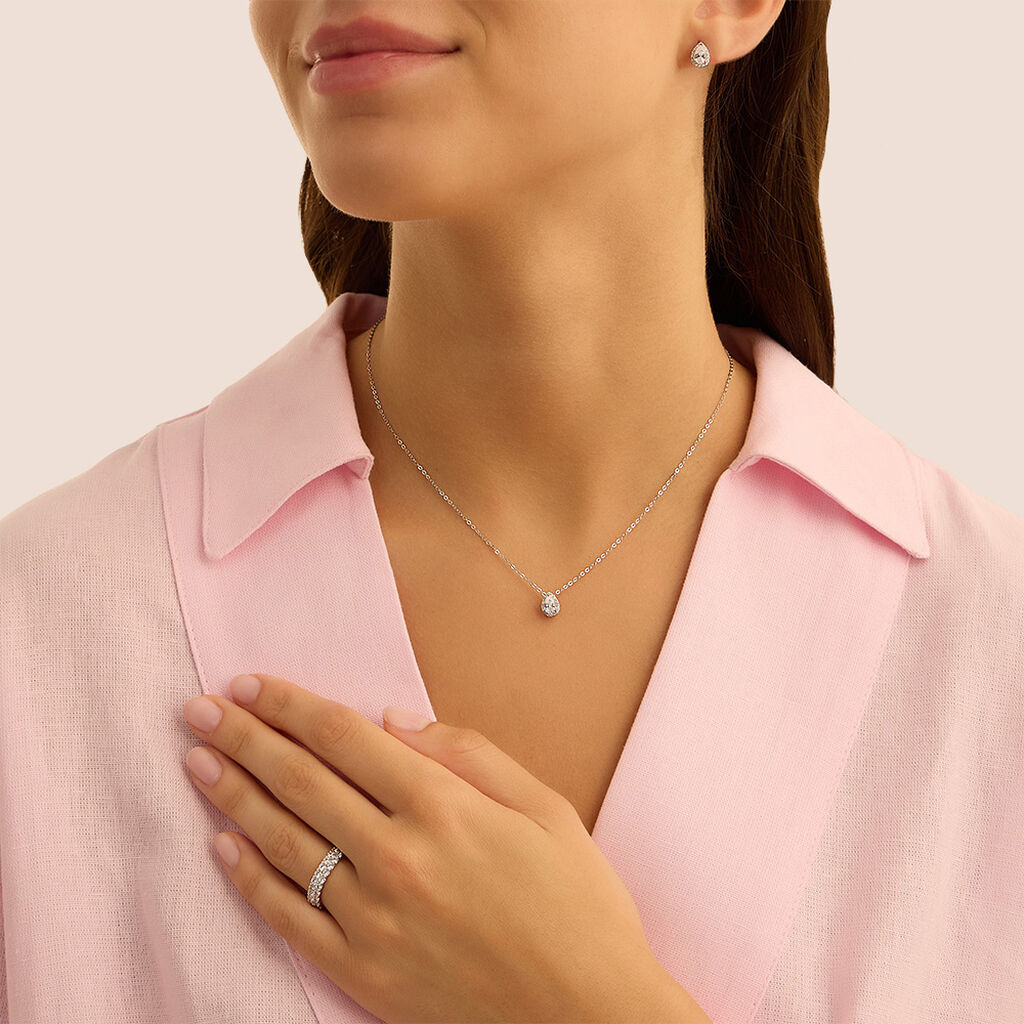 Collana Silver Elegance Argento Cubic Zirconia