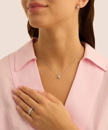 Collana Silver Elegance Argento Cubic Zirconia