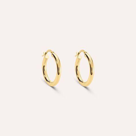 Orecchini A Cerchio Toujours Oro Giallo - Orecchini a Cerchio Donna | Stroili