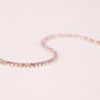 Bracciale Tennis Romantic Shine Metallo Rosa Cristallo