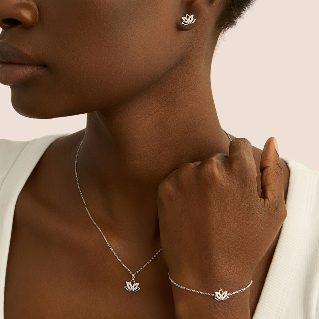 Collana Silver Moments Argento Rodiato Cubic Zirconia - Collane Donna | Stroili