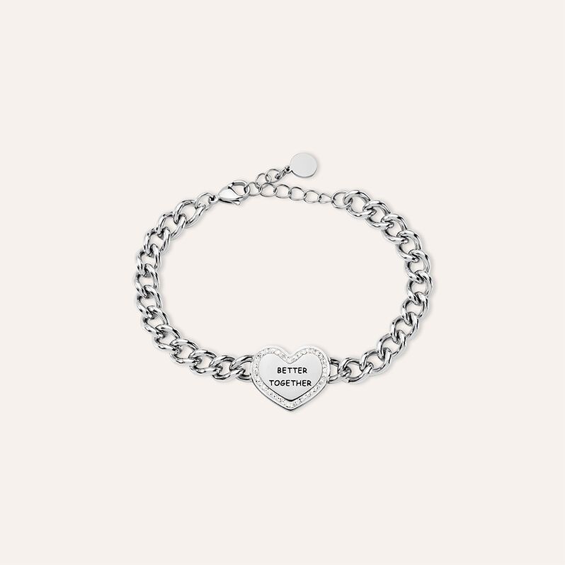 Bracciale Sunrise Acciaio Cristallo - Bracciali Love Donna | Stroili