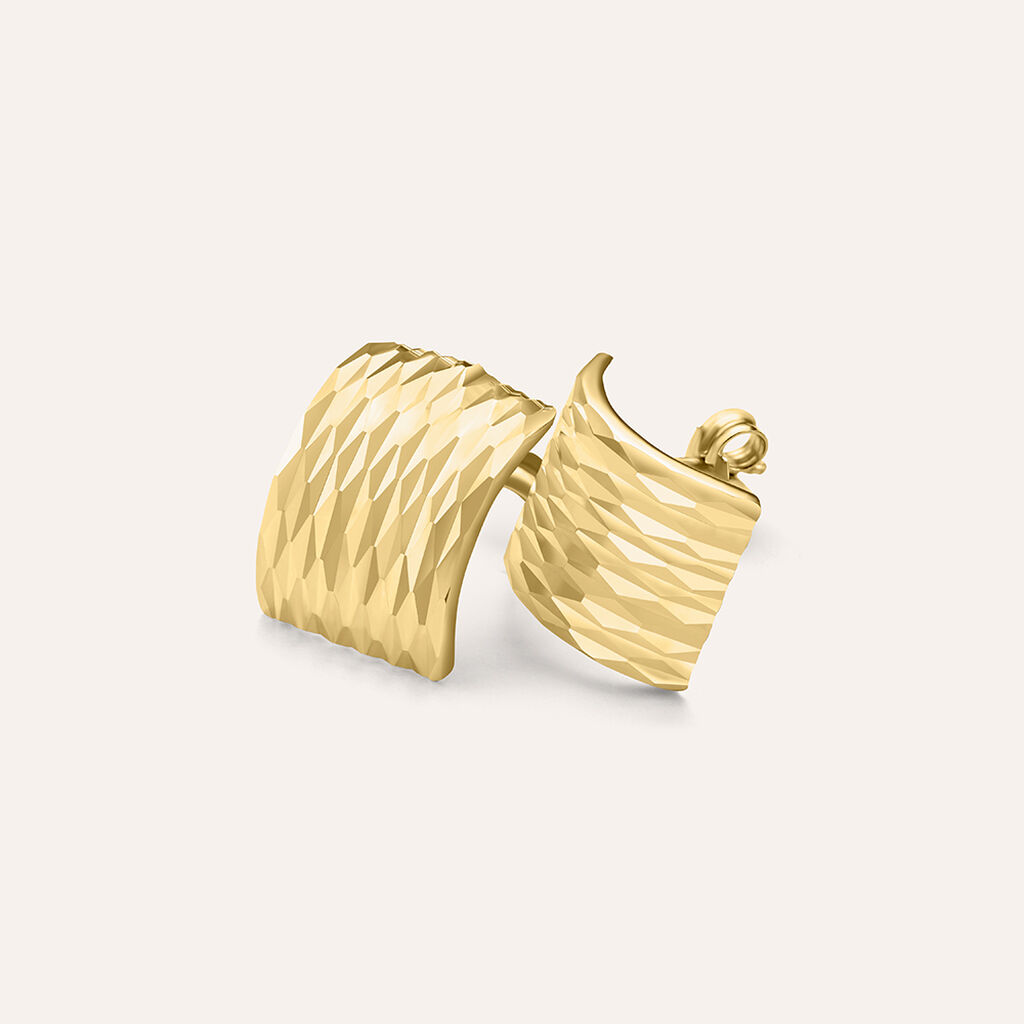 Orecchini A Cerchio Golden Lover Oro Giallo