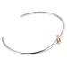 Bangle Lady Code Acciaio Bicolore Bianco / Rosa - Bracciali Rigidi Donna | Stroili