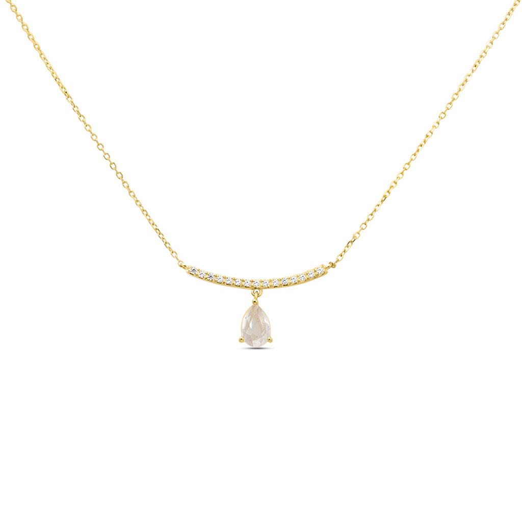 Collana Amélie Oro Giallo Quarzo Cubic Zirconia - Collane Donna | Stroili