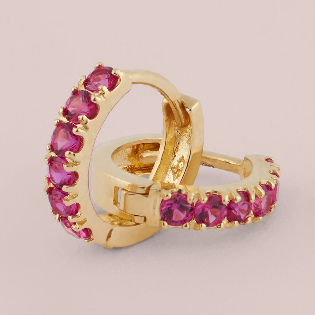Orecchini A Cerchio Toujours Oro Giallo Cubic Zirconia - Orecchini a Cerchio Donna | Stroili