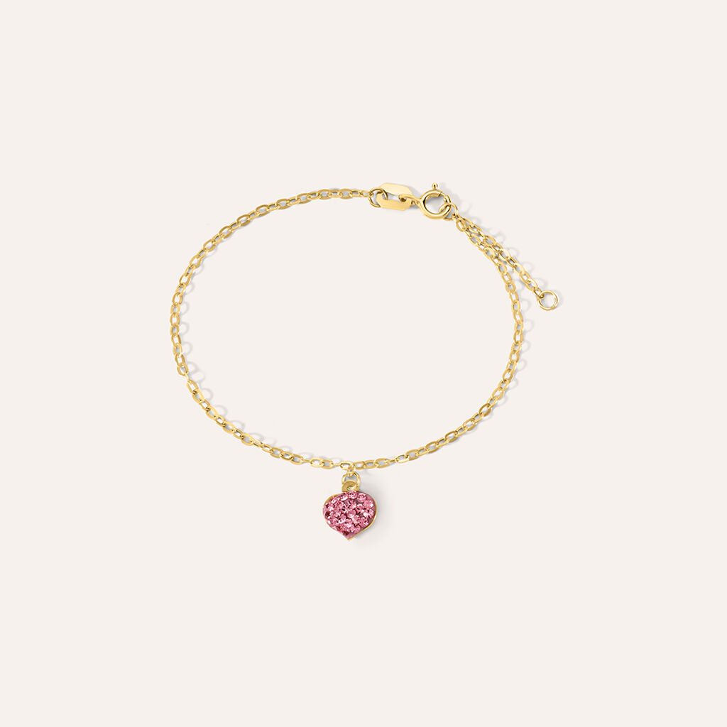 Bracciale Mon Petit Oro Giallo Cristallo