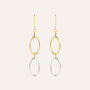 Orecchini Pendenti Beverly Oro Bicolore