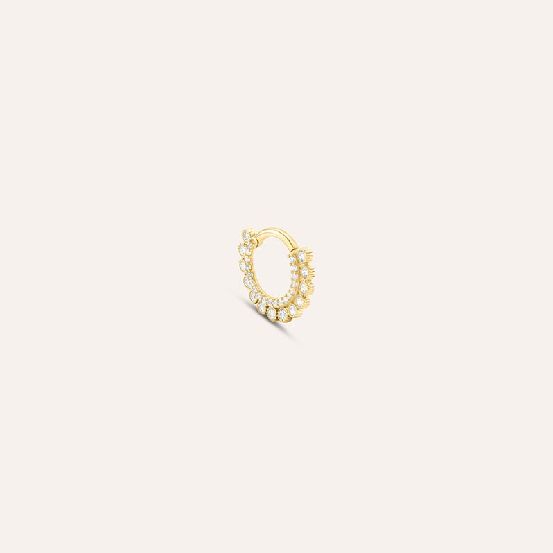 Piercing Orecchio Daith Bon Ton Oro Giallo Cubic Zirconia - Piercing Orecchio Donna | Stroili