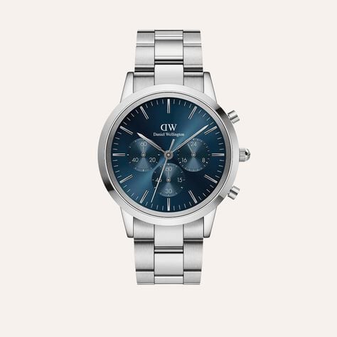 Orologio Al Quarzo Daniel Wellington Iconic Chronograph Link Arctic Dw00100644 - Orologi Cronografo Uomo | Stroili