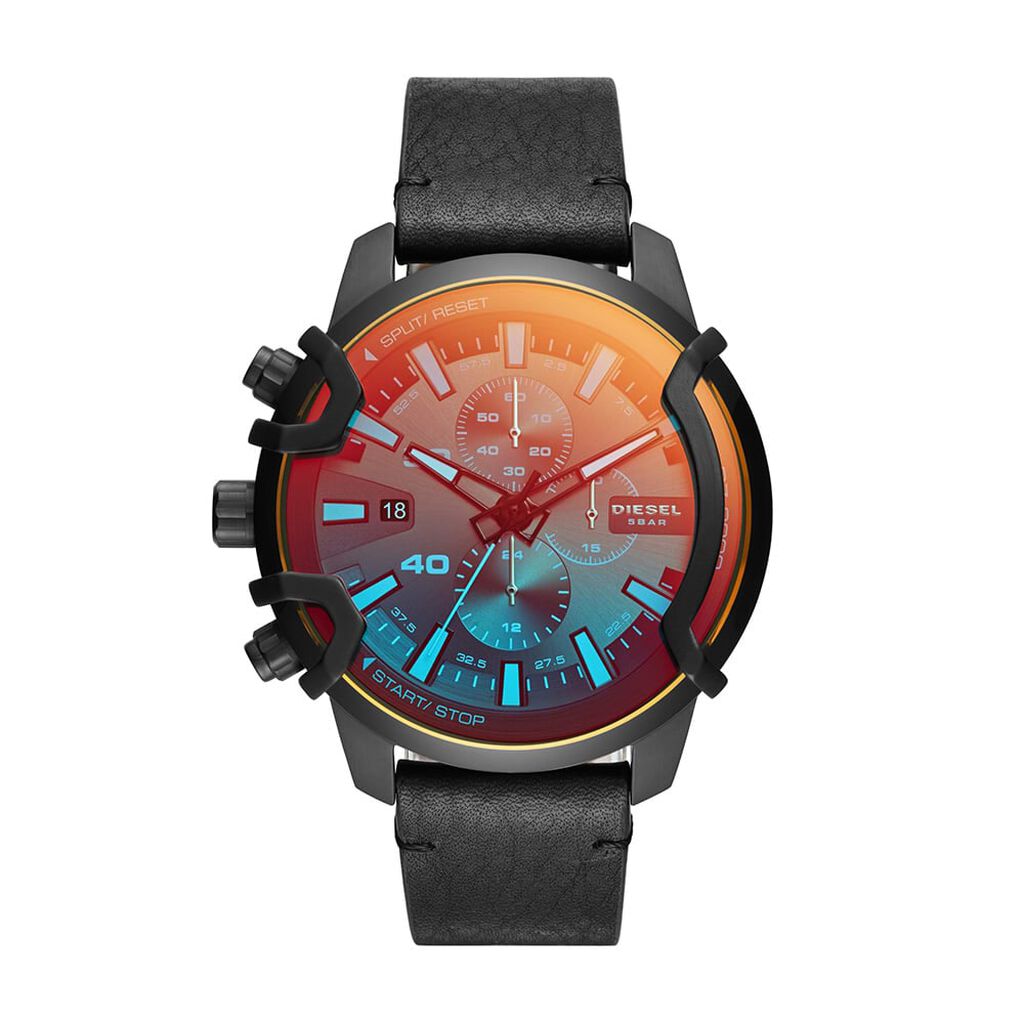 Orologio GRIFFED Cronografo in acciaio Nero