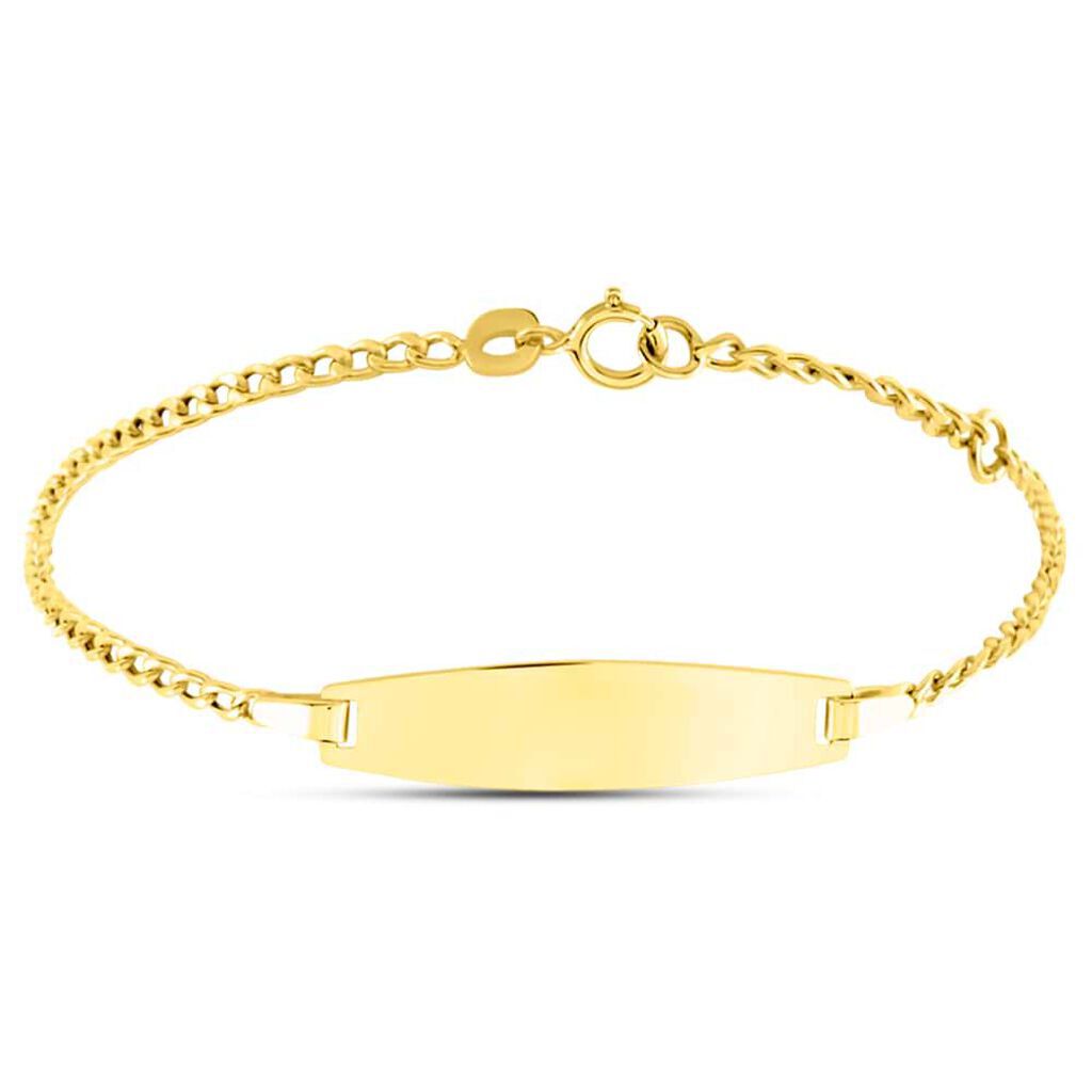Bracciale Con Targhetta Religious Gold Oro Giallo - Bracciali Bambino | Stroili